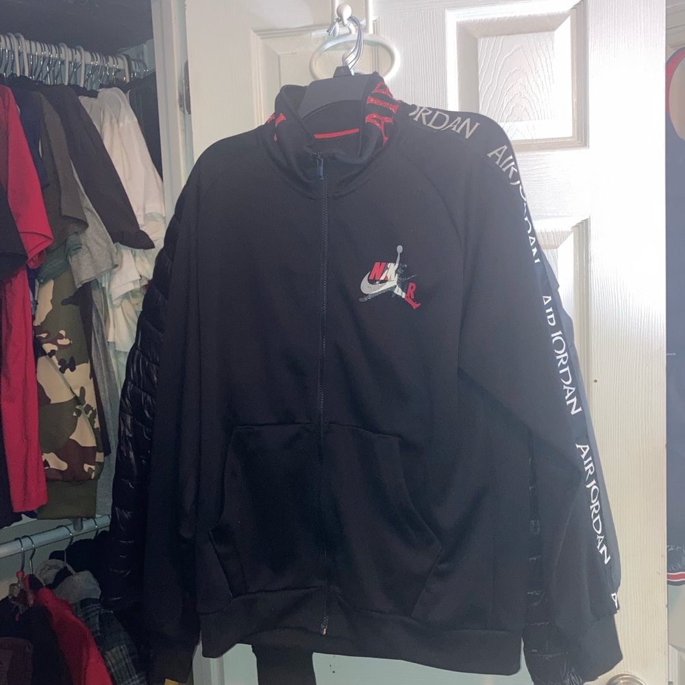 Black and Red Air Jordan Tracksuit